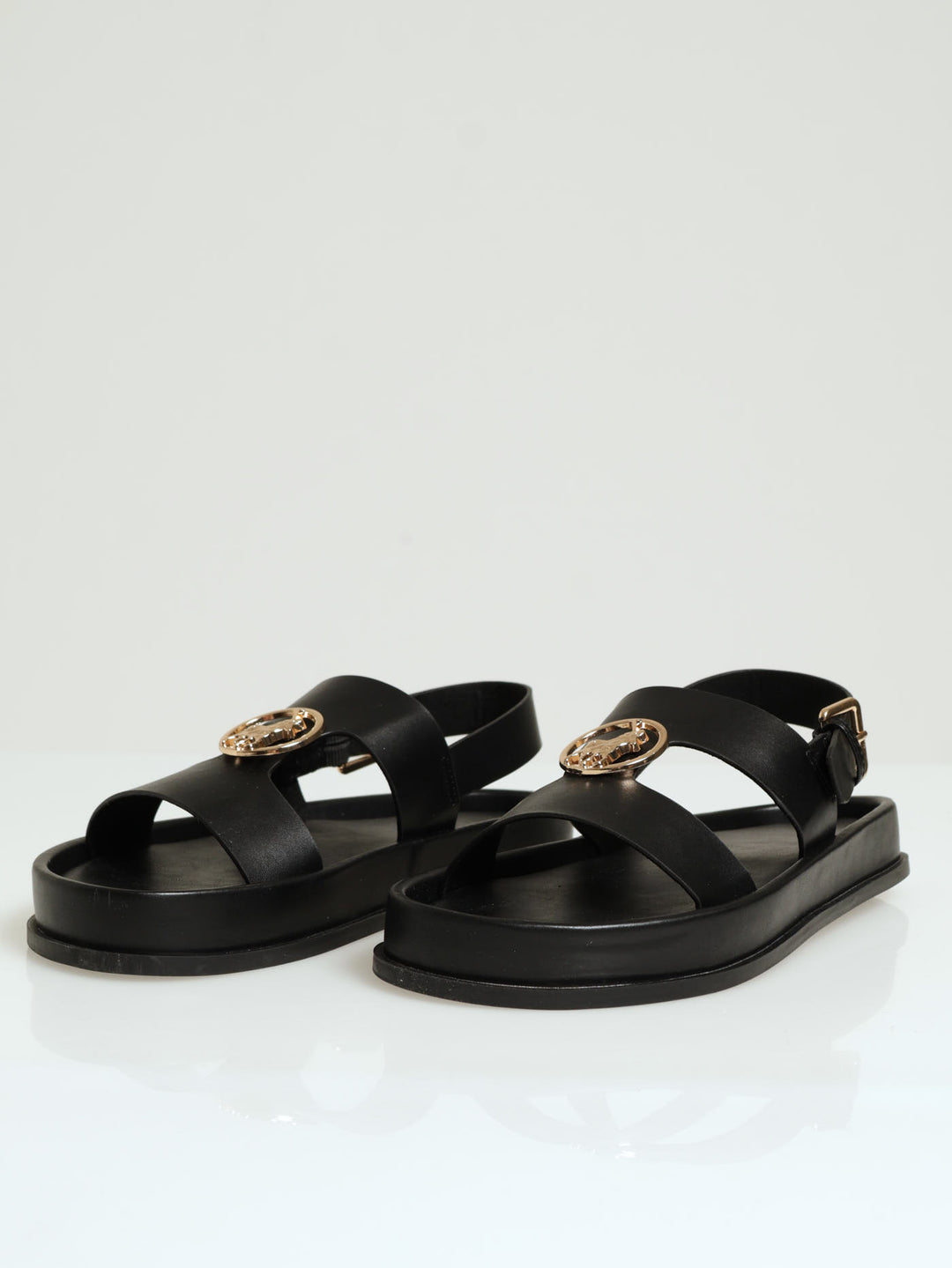 Polo Moulded Unit Trim Sandal - Black