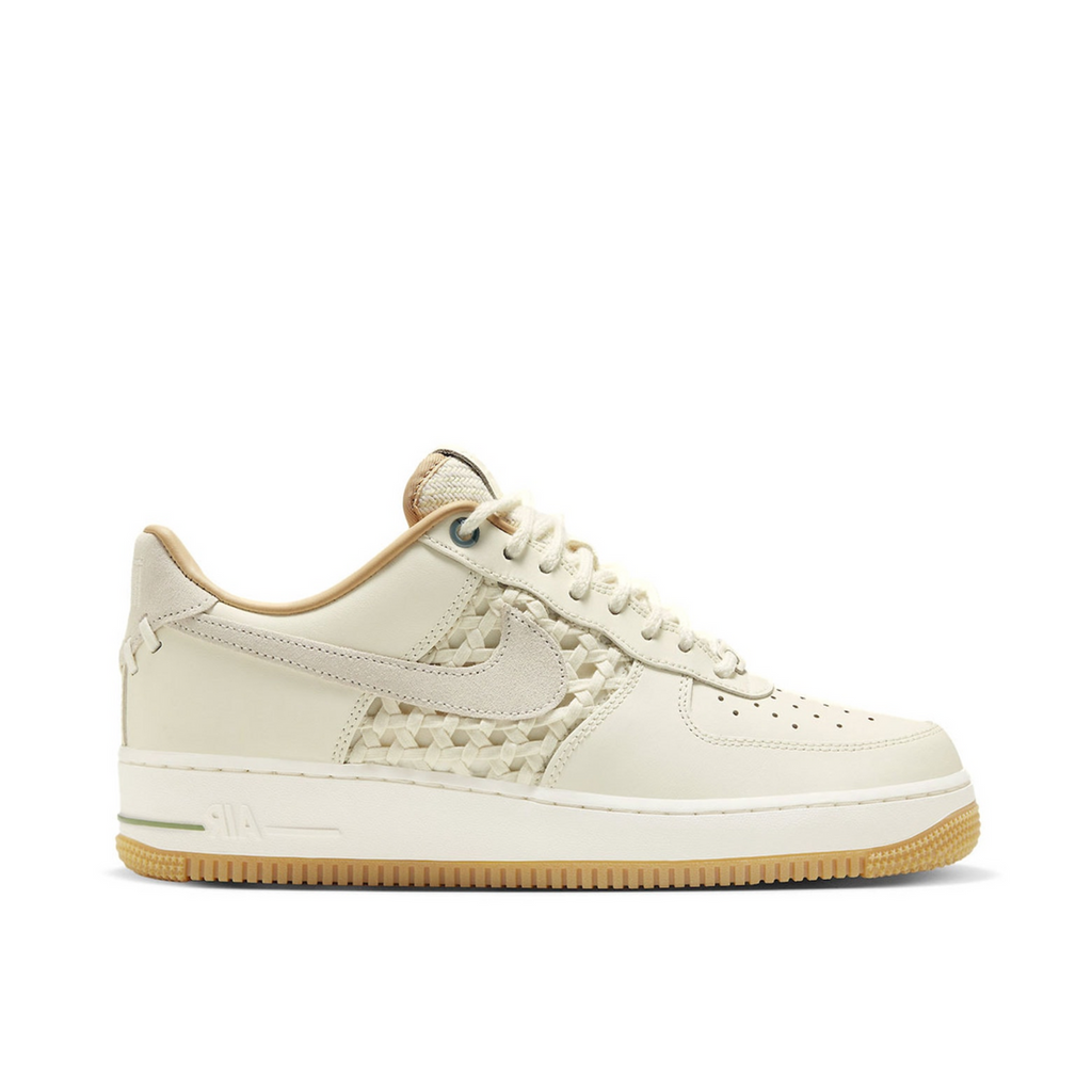 Nike Air Force 1 Low "NAI-KE" Sneakers – Cream Woven