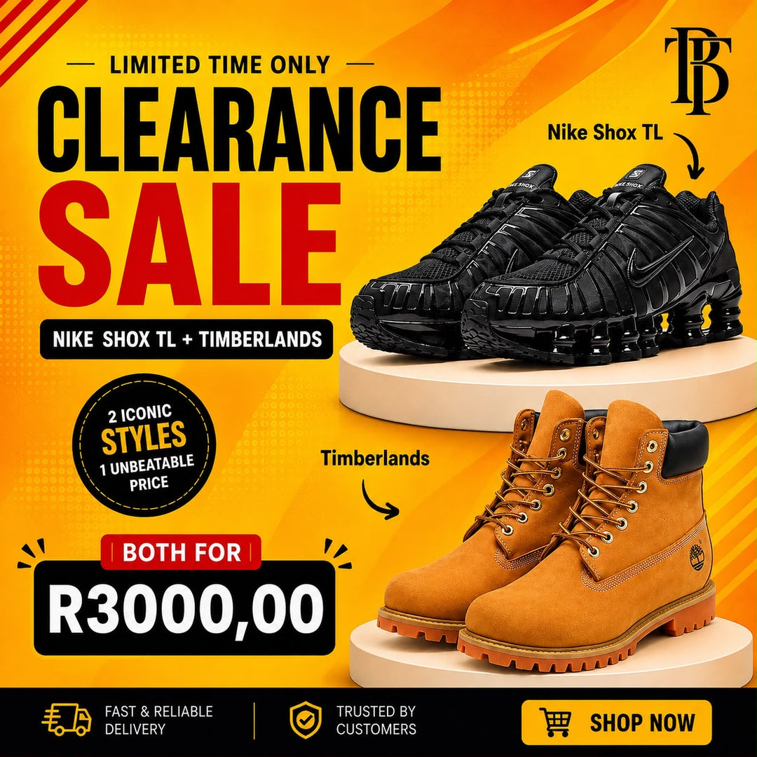 Nike shox and Timberlands Combo Deal