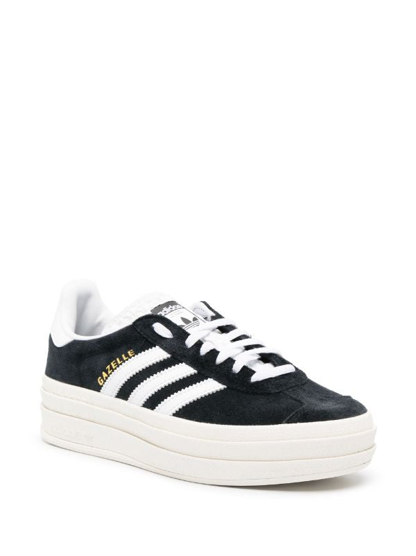 Adidas Gazelle black/white Bold platform