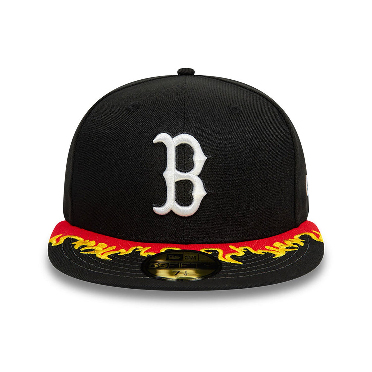 New Era Boston Red Sox Flame Visor Fitted Cap