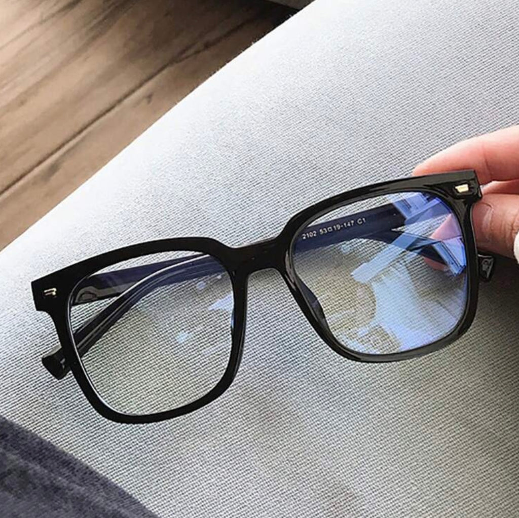 Blue Light Blocking Nerd Glasses – Black