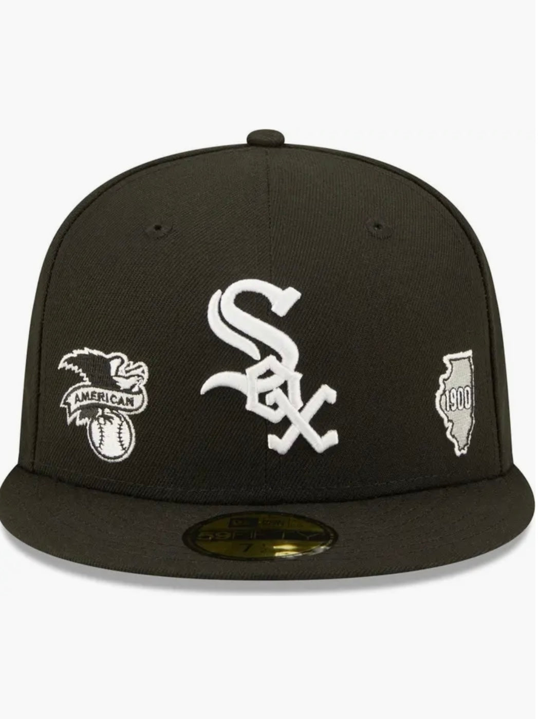 New Era Black Chicago White Sox Identity 59FIFTY Fitted Hat