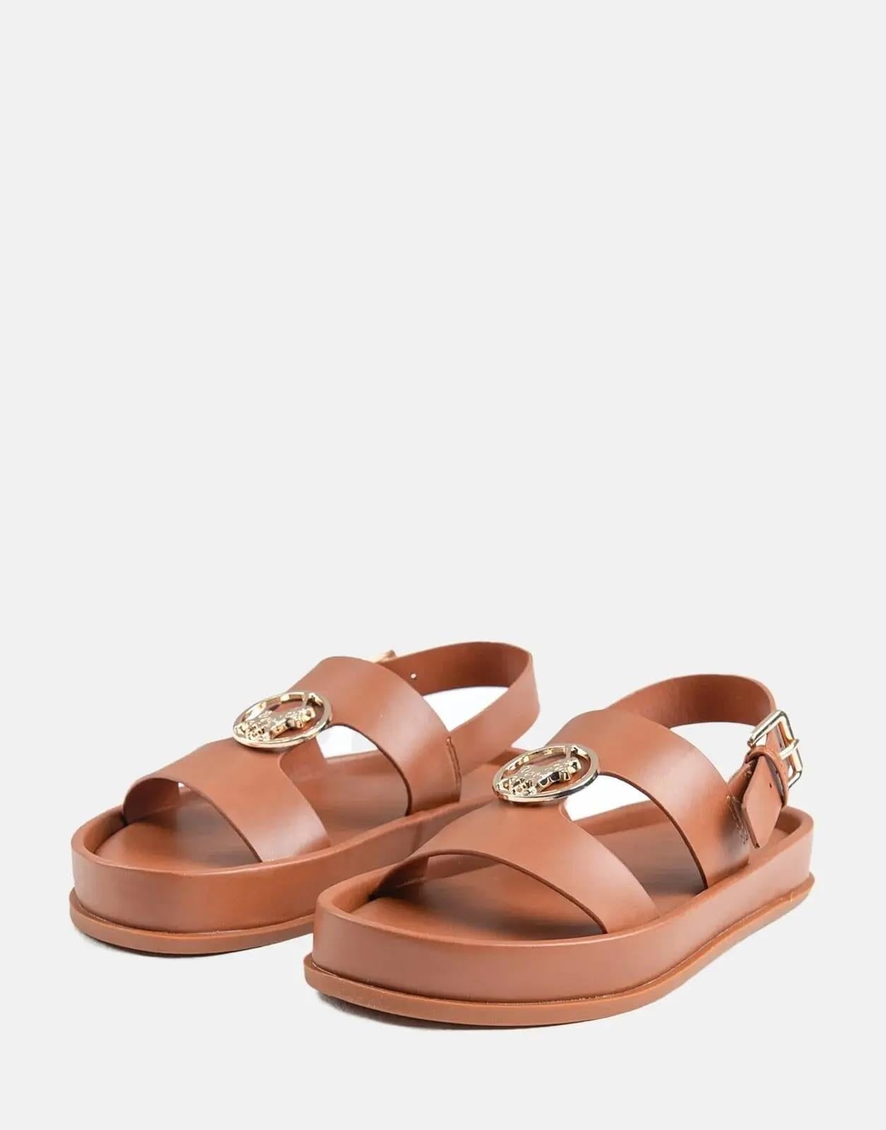 Polo Moulded Unit Trim Sandal - Brown