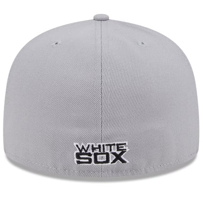 Chicago White Sox New Era Gameday Sideswipe 59FIFTY Fitted Hat - Black/Gray