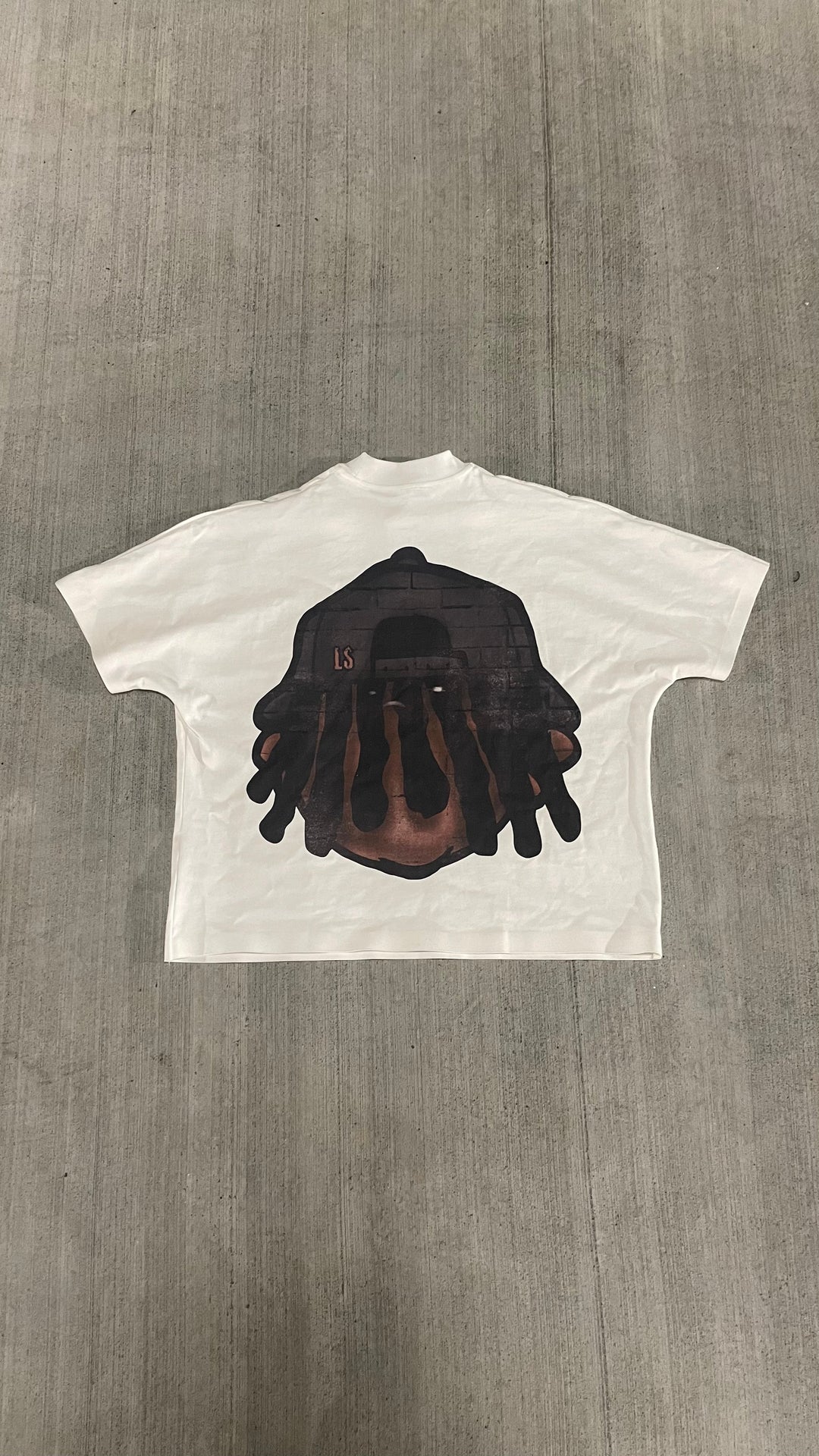 CLEAR BIG FACE BOXY FIT TEE