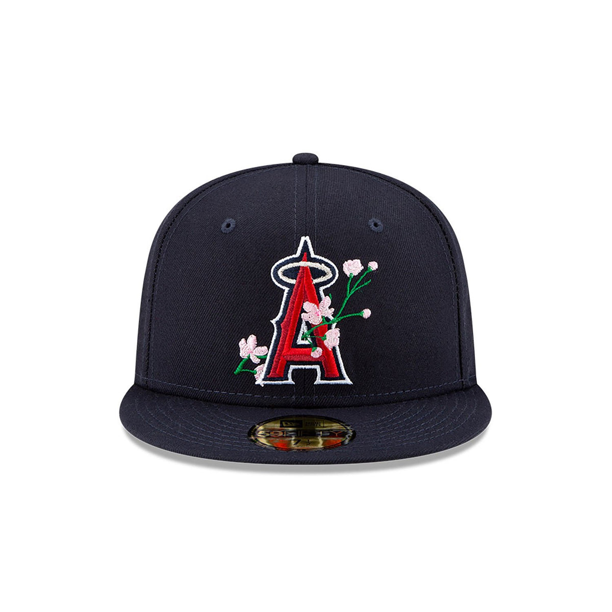 New Era Los Angeles Angels Side Patch Bloom 59FIFTY Fitted Cap – Navy