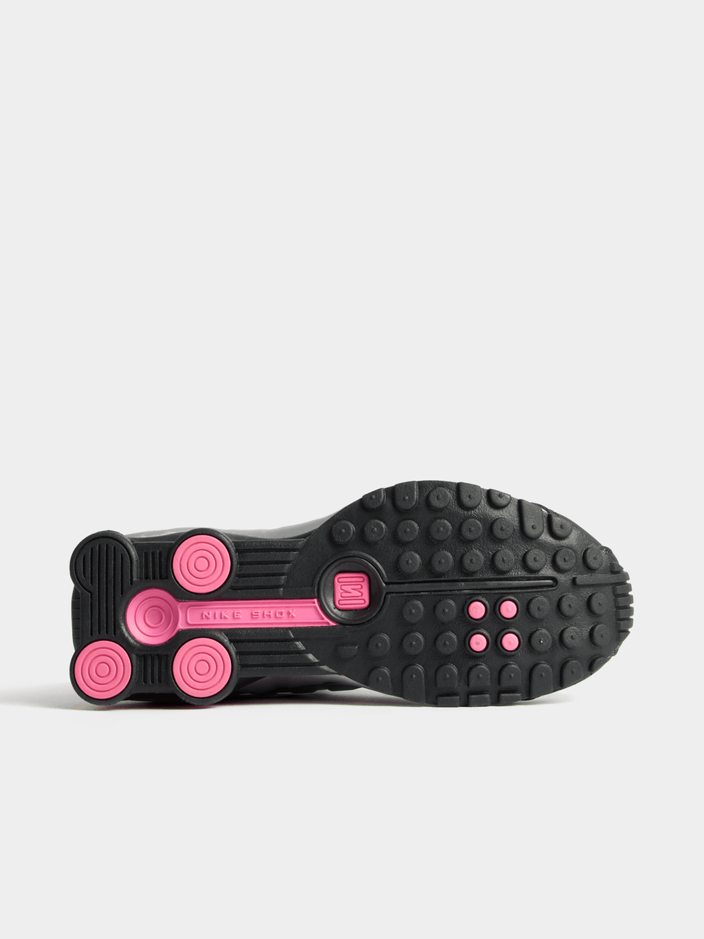 Nike Women's Shox R4 Black/Silver/Pink Sneaker