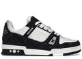 LOUIS VUITTON LV TRAINER WHITE BLACK FULLY BOXED
