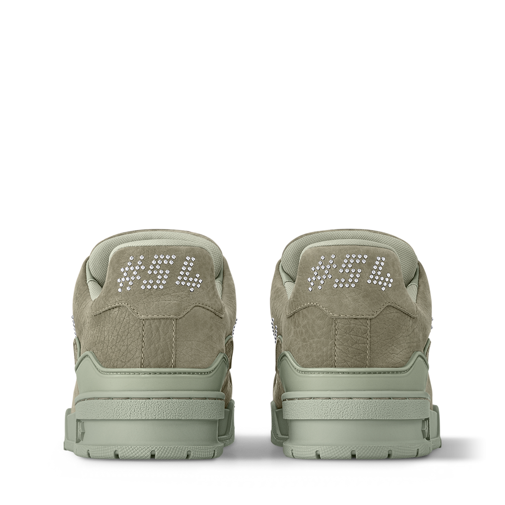 LOUIS VUITTON TRAINER GRAINED BUFFALO NUBUCK LEATHER ‘GREEN’