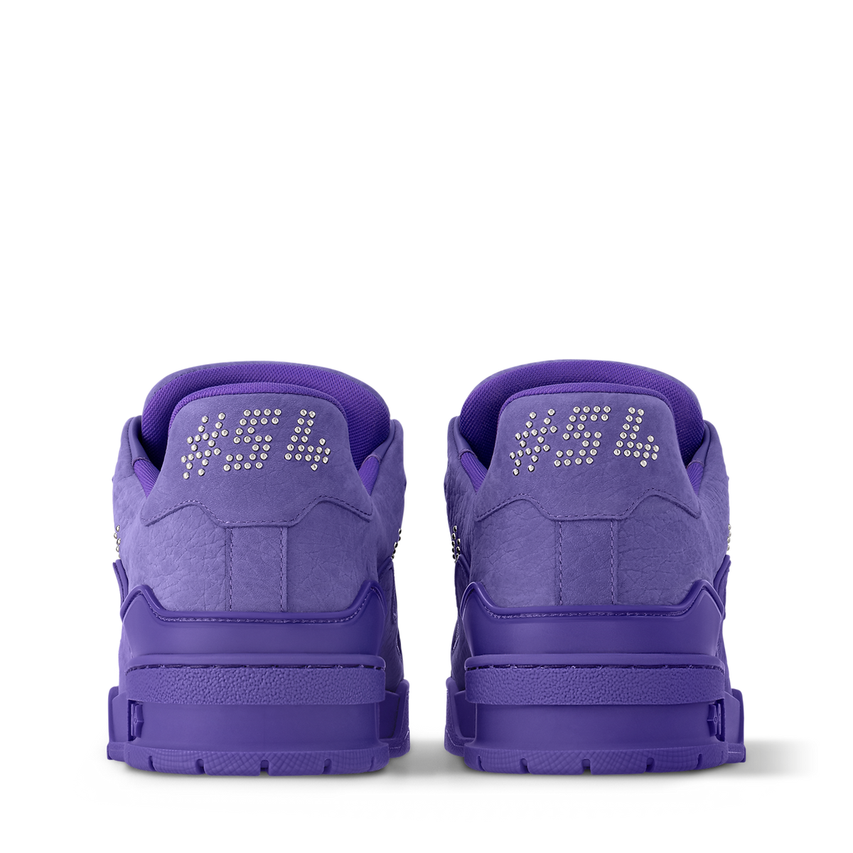 LOUIS VUITTON TRAINER GRAINED BUFFALO NUBUCK LEATHER ‘PURPLE’