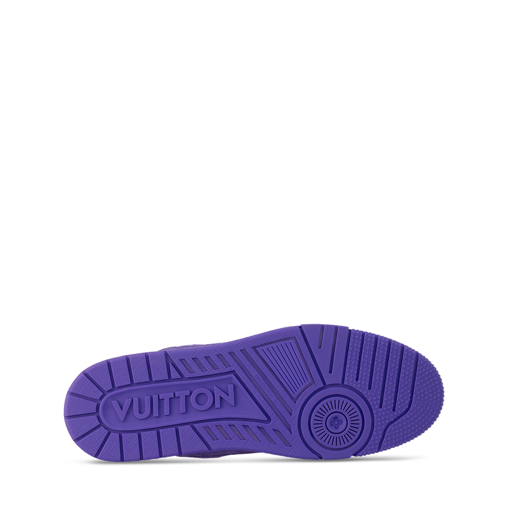 LOUIS VUITTON TRAINER GRAINED BUFFALO NUBUCK LEATHER ‘PURPLE’