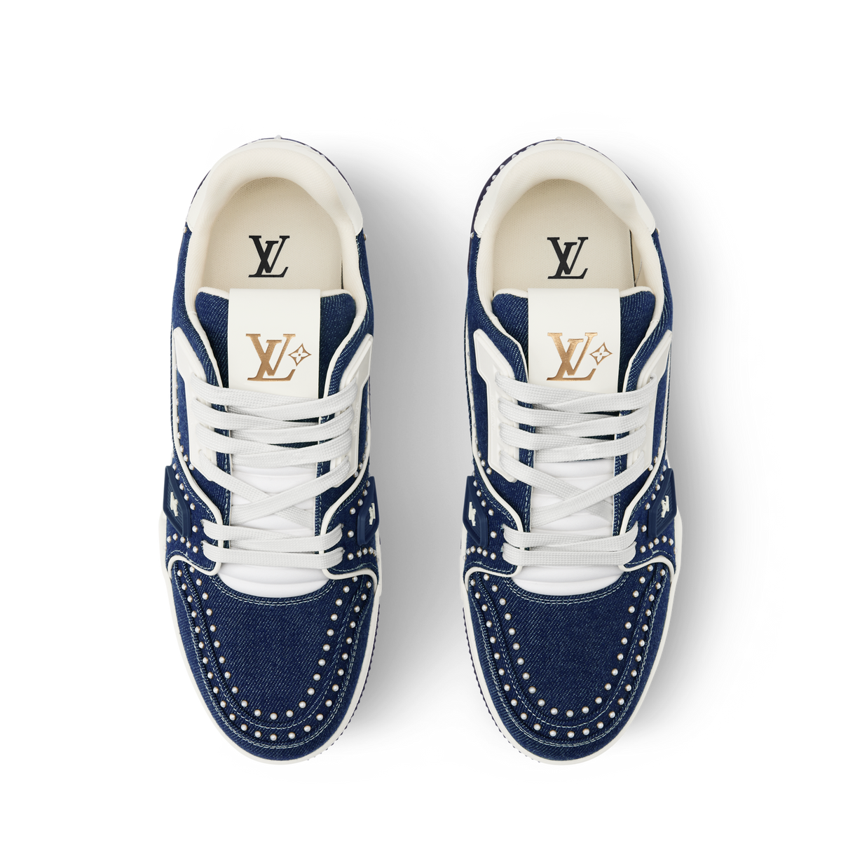 LOUIS VUITTON DENIM TRAINERS ‘INDIGO BLUE’