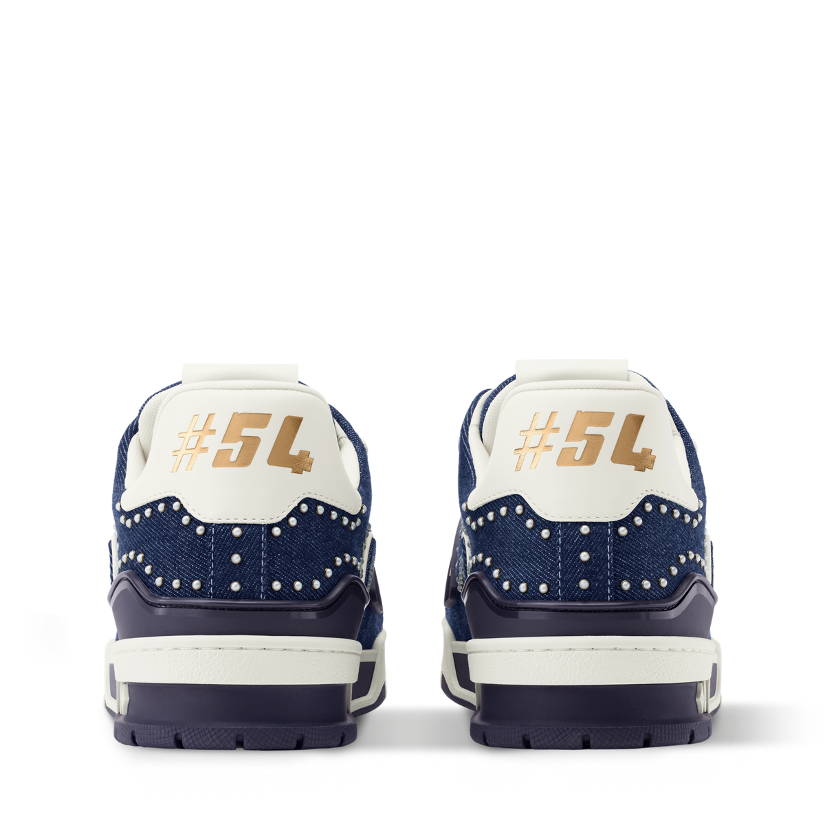 LOUIS VUITTON DENIM TRAINERS ‘INDIGO BLUE’