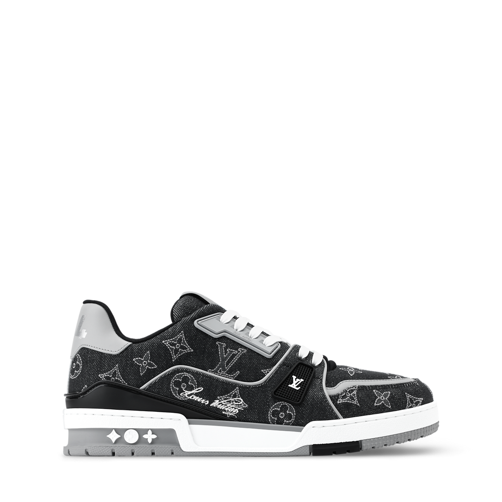 LOUIS VUITTON DENIM TRAINERS ‘BLACK’