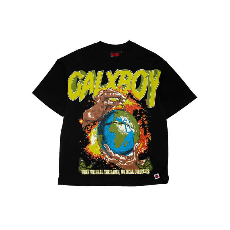 Galxboy World Peace 2.0 T-Shirt – Black