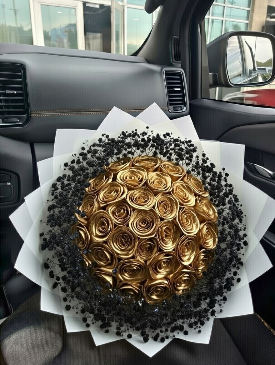 Glitter Flower Roses