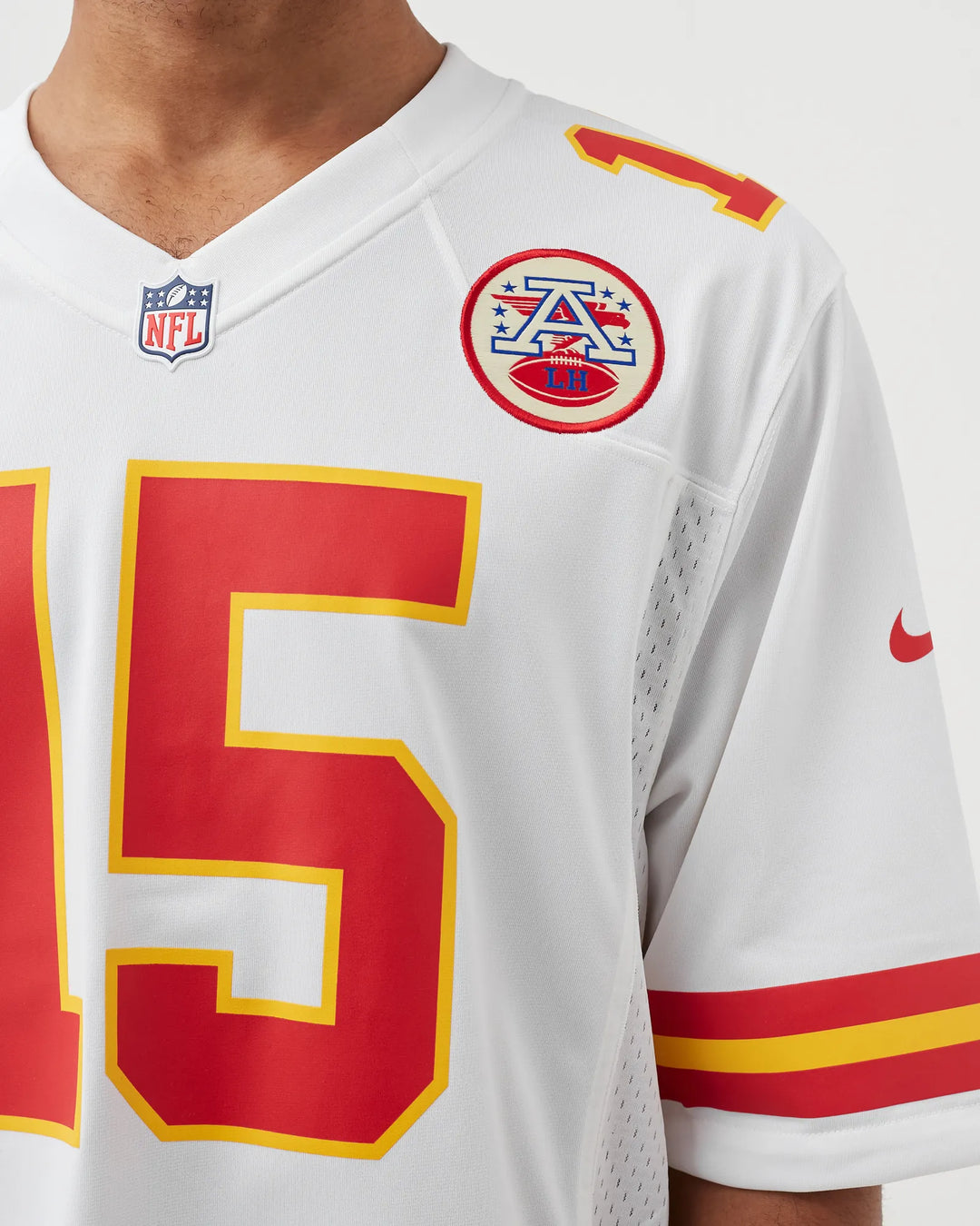 NFL KANSAS CITY CHIEFS ROAD GAME JERSEY PATRICK MAHOMES #15