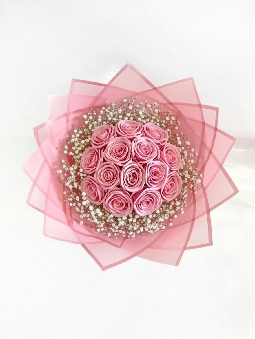 Glitter Flower Roses