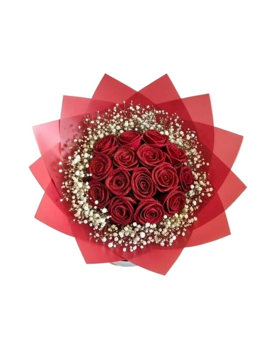 Glitter Flower Roses