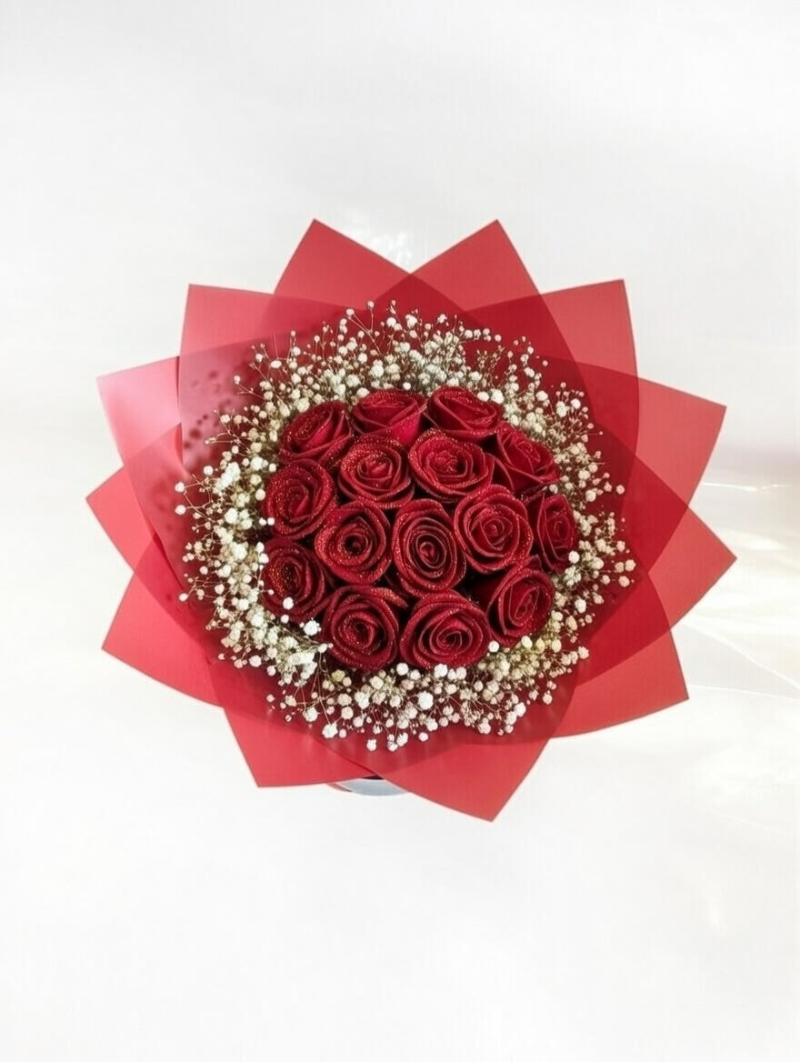 Glitter Flower Roses