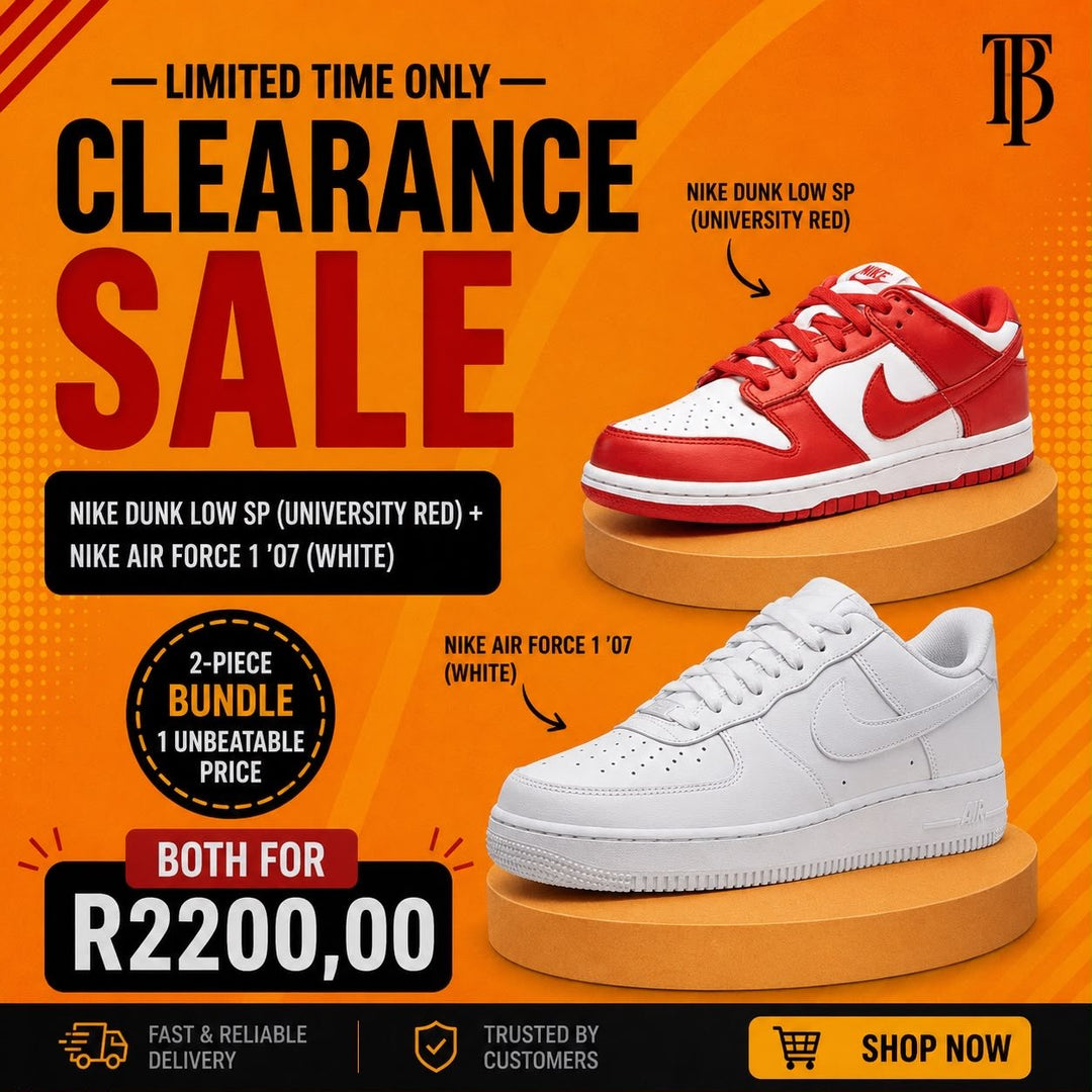 Nike dunks lows and Air Force 1s