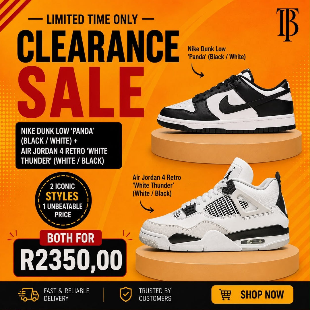 Nike Dunks Lows and Jordan 4s