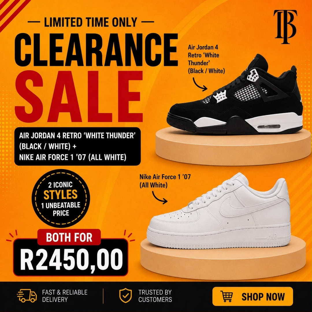 Jordan 4s and Air Force 1 Combo Deal