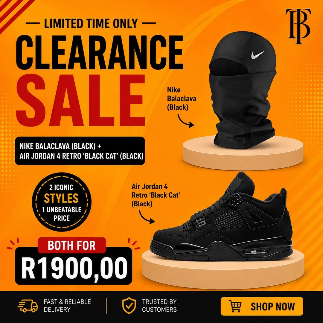 Nike Ski Mask and Jordan 4 Combo Deal